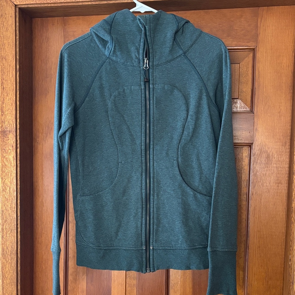 Green Lululemon Zip-Up Hoodie